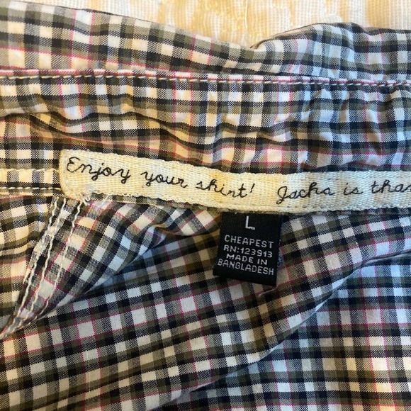 Jach’s Men’s Plaid Button Down - Size Large - Picture 8 of 8